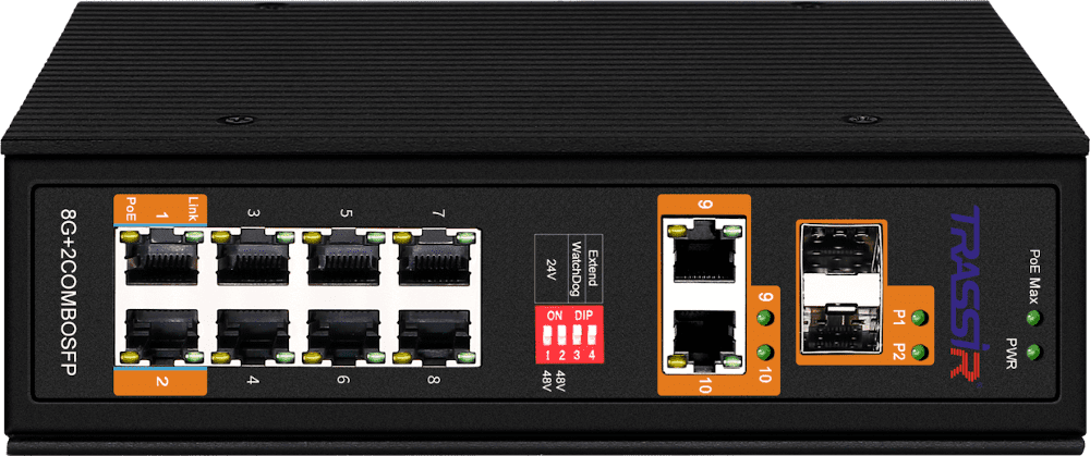 TRASSIR TR-NS15122S-300-8POE Сетевое оборудование