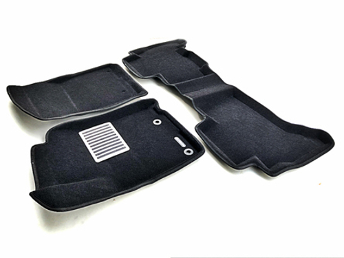 Коврики салона для TOYOTA LС Prado 150 (2014-) (с крепежом) Euromat 3D Lux черные. Арт. EM3D-005120