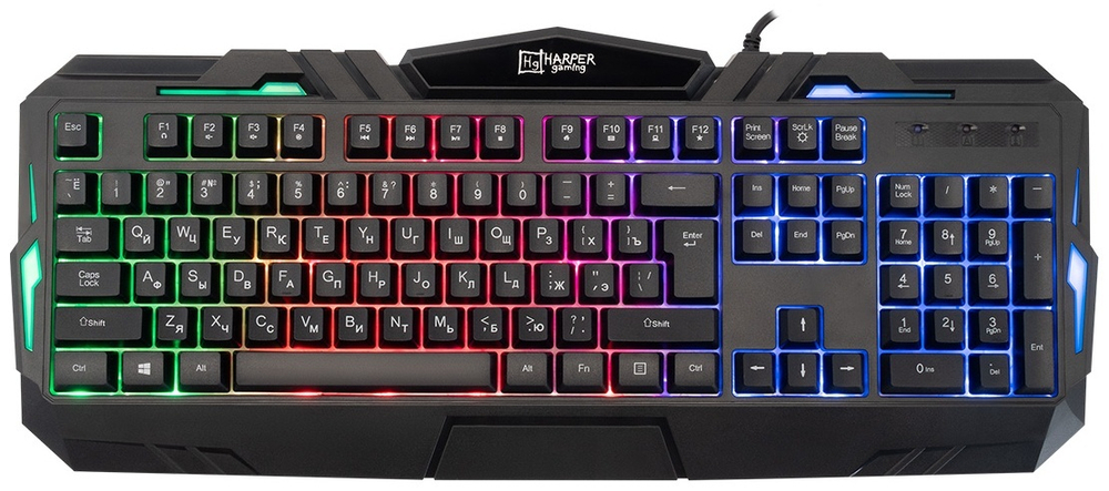 Клавиатура HARPER Gaming Backfire GKB-15 черный