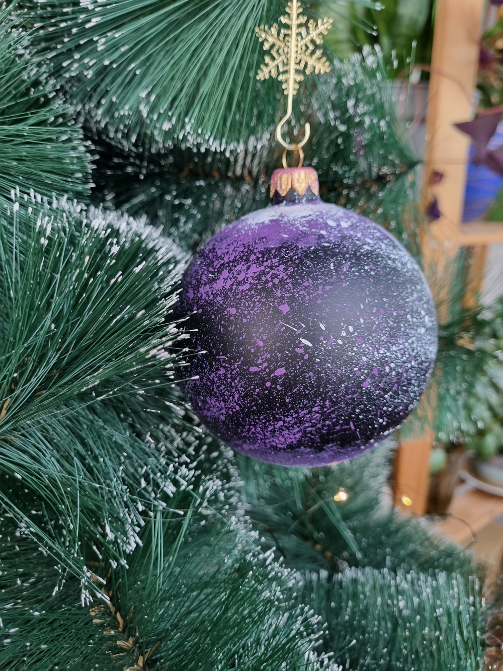 Шар стеклянный "Спас на крови",  ручная роспись