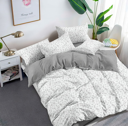 КПБ 2 сп с простыней на рез. 140х200 ПОПЛИН "П20"