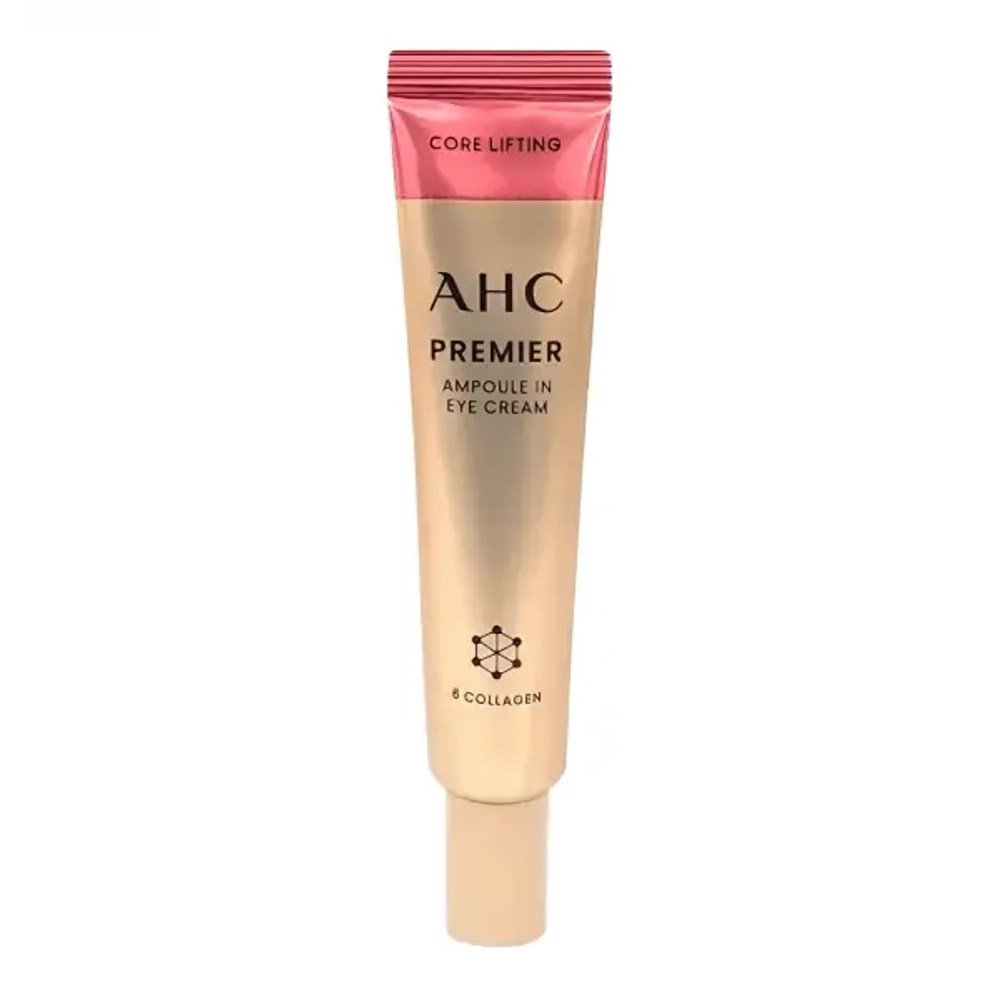 AHC Premier Ampoule In Eye Cream 6 Collagen, 40ml Питательный крем для век с коллагеном на основе розы