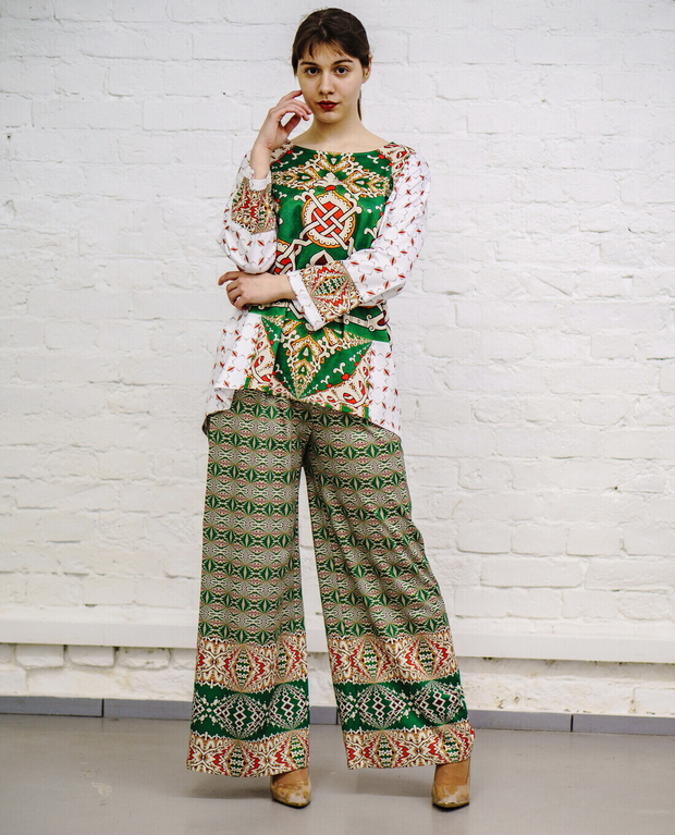 Комплект (туника и брюки) "Русский орнамент"
