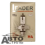 Автолампа H4 24V 75/70W Р45t Автосвет LEADER #24435