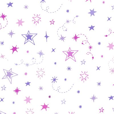 Звездный принт (розовые звезды)