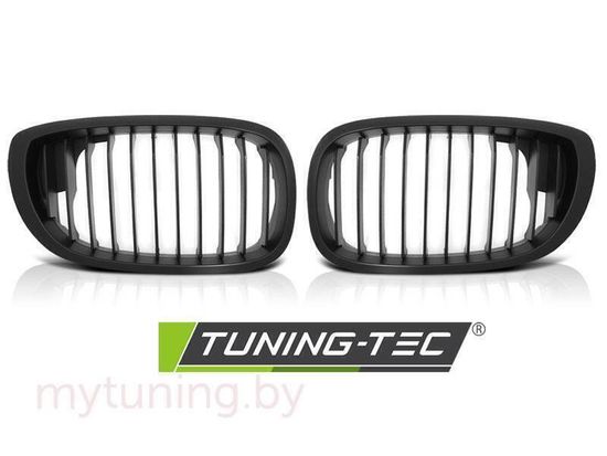 Решетка (ноздри) радиатора BLACK MATT для BMW 3 E46 coupe рест