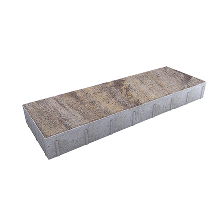 Тротуарная плитка ПРЯМОУГОЛЬНИК 750х250 мм - Искусственный камень Доломит