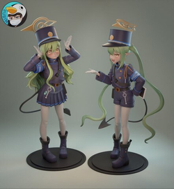 Hikari and Nojomi Blue Archive Фигурка