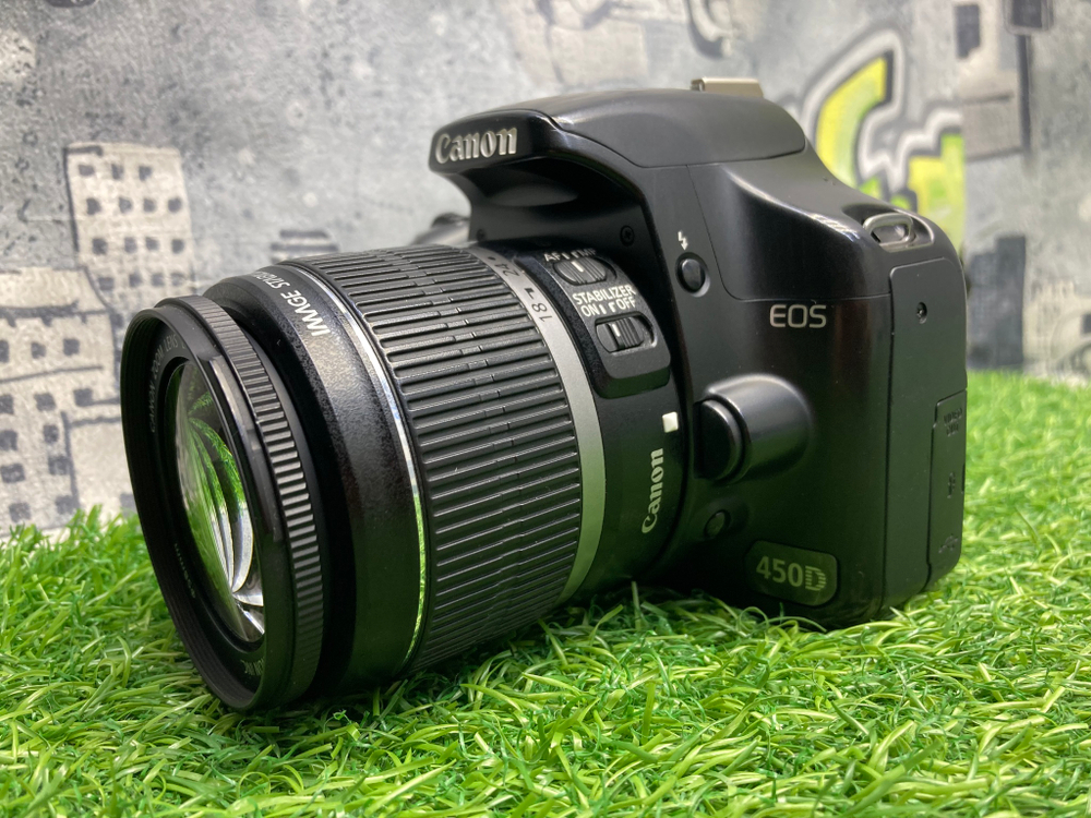 Canon EOS 450D kit 18-55mm IS (27.000 кадров)