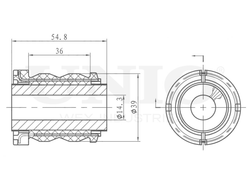 Сайлентблок внутренний заднего поперечного рычага UNIO RMP-20450