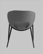 Стул Вивьен экокожа серый