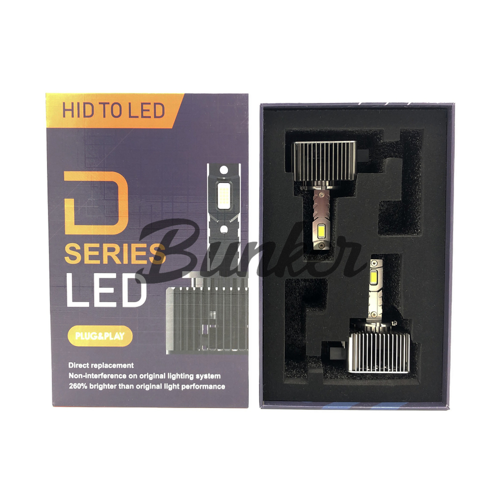 Светодиодные автомобильные LED лампы HID TO LED D1S 6000К 12V