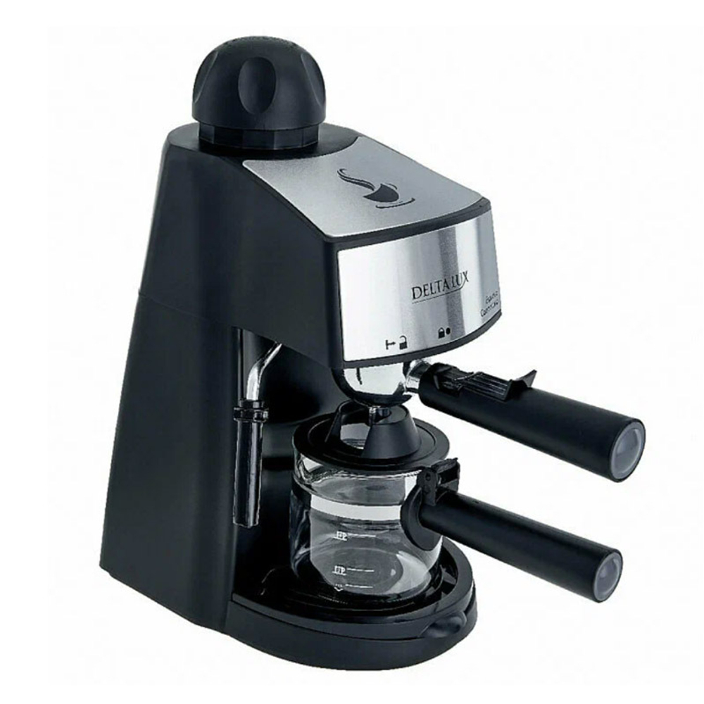 Кофеварка DELTA LUX DL-8151К, чёрный