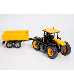 Радиоуправляемый фермерский трактор с прицепом Double Eagle JCB Fastrac 4220 1/24 2.4G RTR