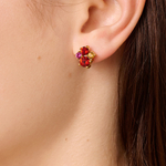 Серьги Dyrberg Kern BILLIS SG RED / PINK 470139