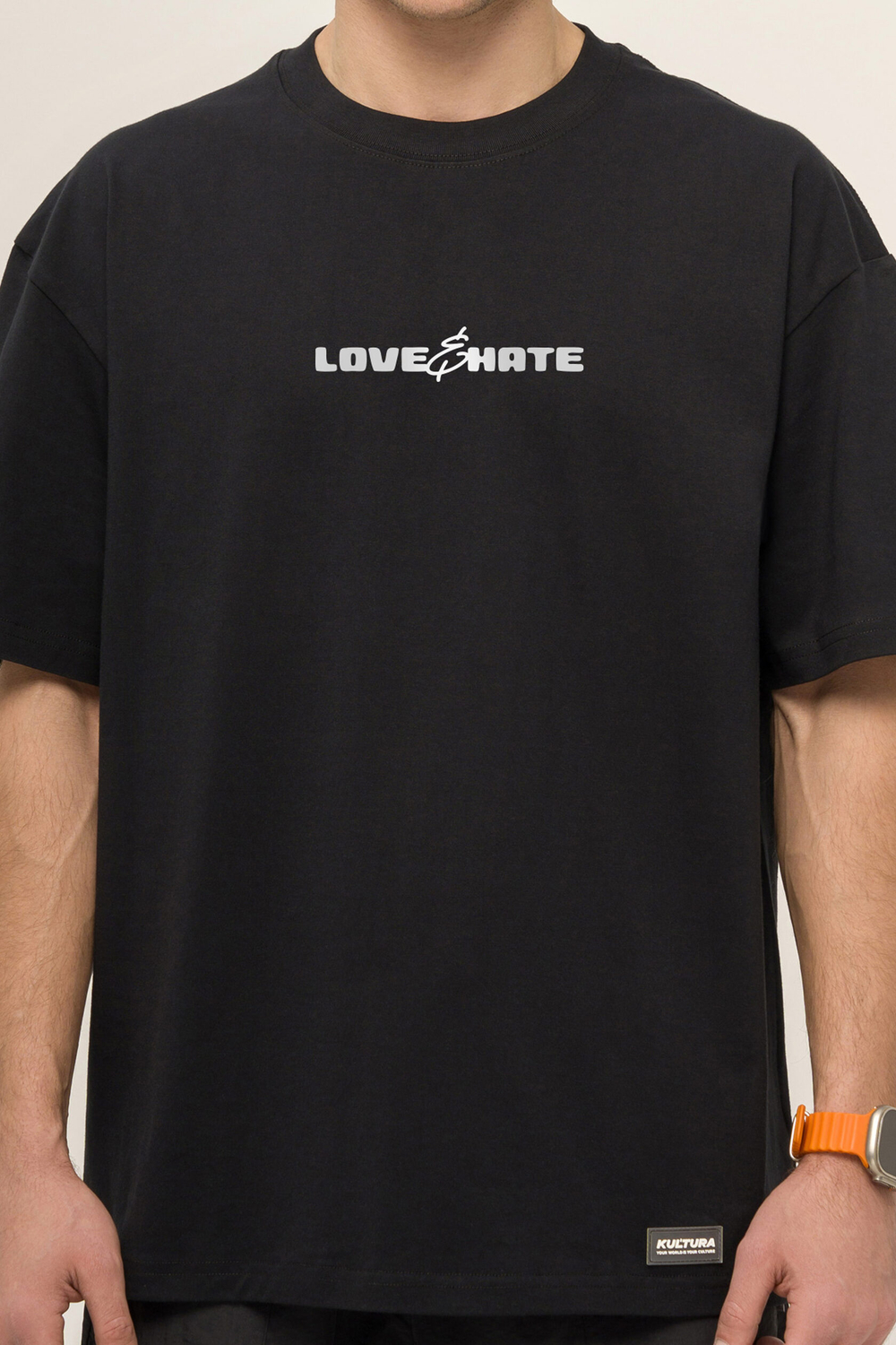 Футболка KUL'TURA "LOVE HATE" Черный