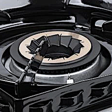 Газ. плита Nisus N-MS-2900HCBW в кейсе Горелка латунная Ветрозащита 4.5кВт 330г/ч 2.13кг Серая