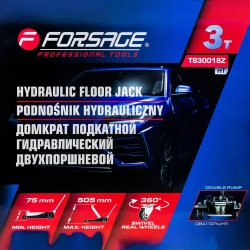 Домкрат подкатной гидравлический 3,5т Forsage F-T830018Z HT