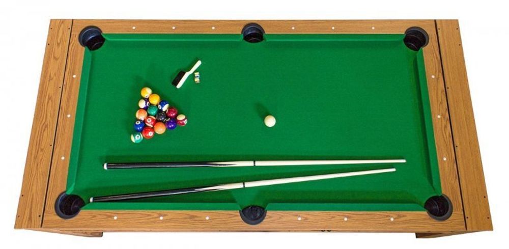 Игровой стол - трансформер (бильярд, аэрохоккей, настольный теннис) "Twister" (дуб)