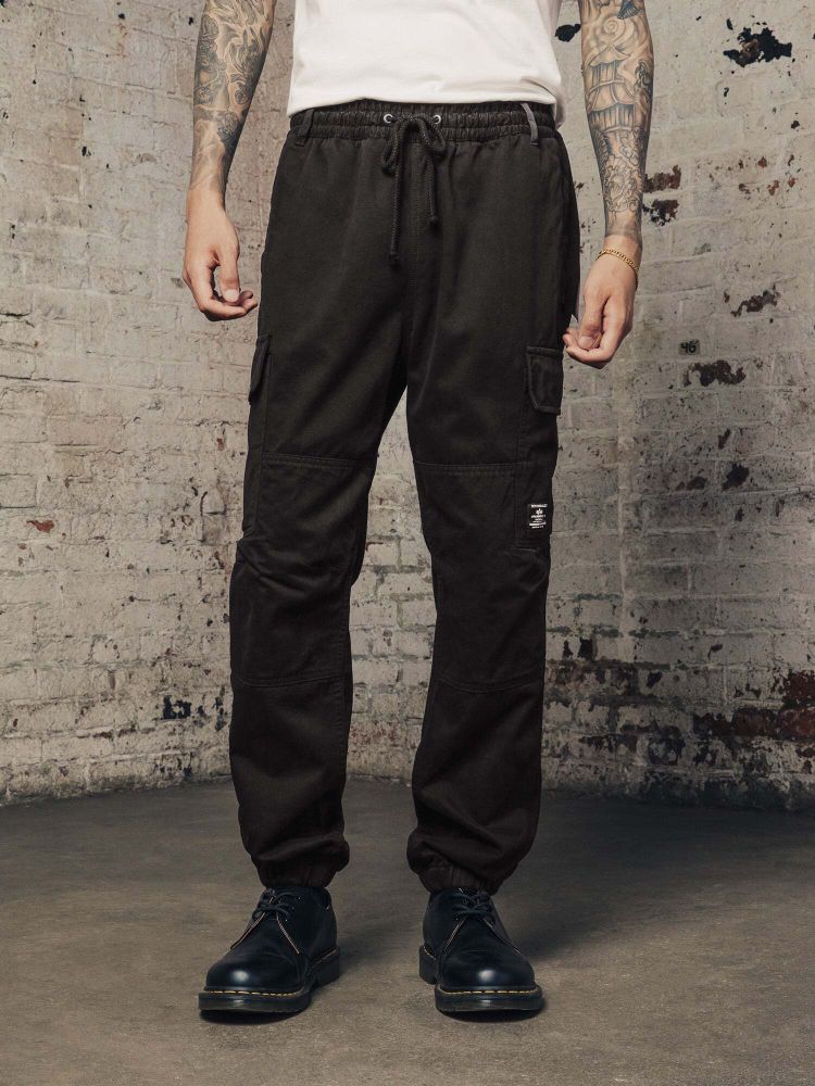 Брюки Alpha Industries Cotton Jogger black (черные)