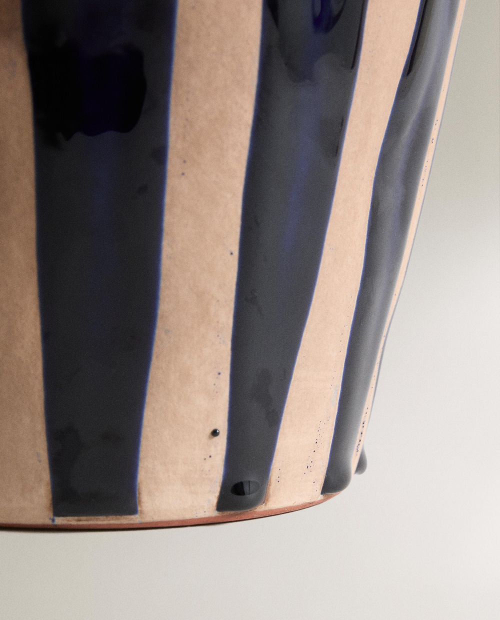 Zara Home Ваза из фаянса, цвет синий, 41 см