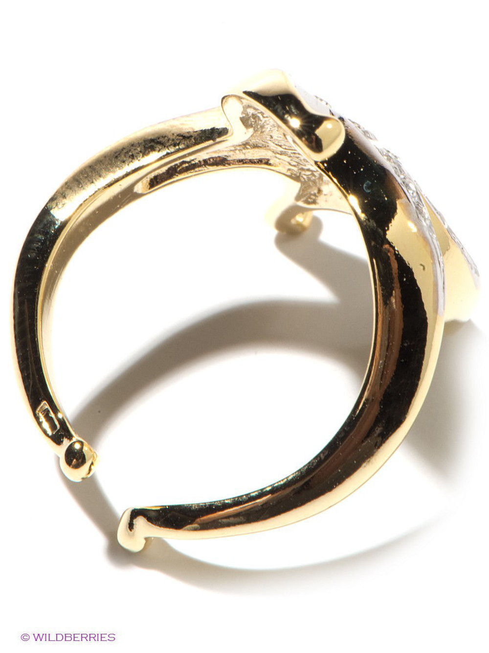 "Меотида" кольцо в золотом покрытии из коллекции " Животные" от Jenavi