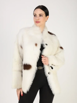 Дубленка зимняя шуба натуральная короткая