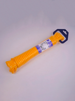 Шнур плетеный Петроканат STANDARD-CORD 10,0 мм (10 м) желтый, евромоток