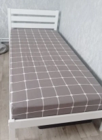 Простыня на резинке 200*90*25 SQUARE CLASSIC, 100% хлопок