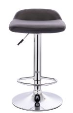 Стул барный Everprof Form Экокожа Черный