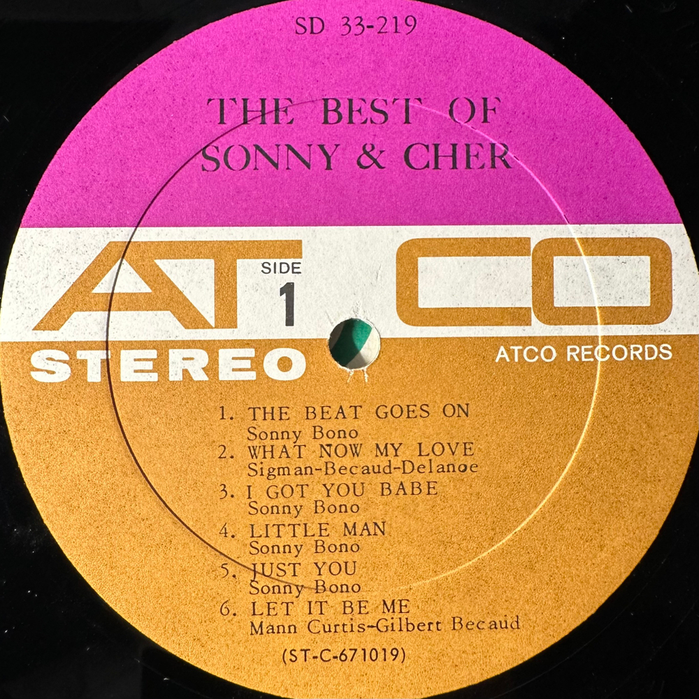 Sonny & Cher - The Best Of Sonny & Cher (США 1967г.)