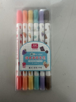 Набор текстовыделителей 6шт. 2-х сторонние ароматизированные, пласт.бокс