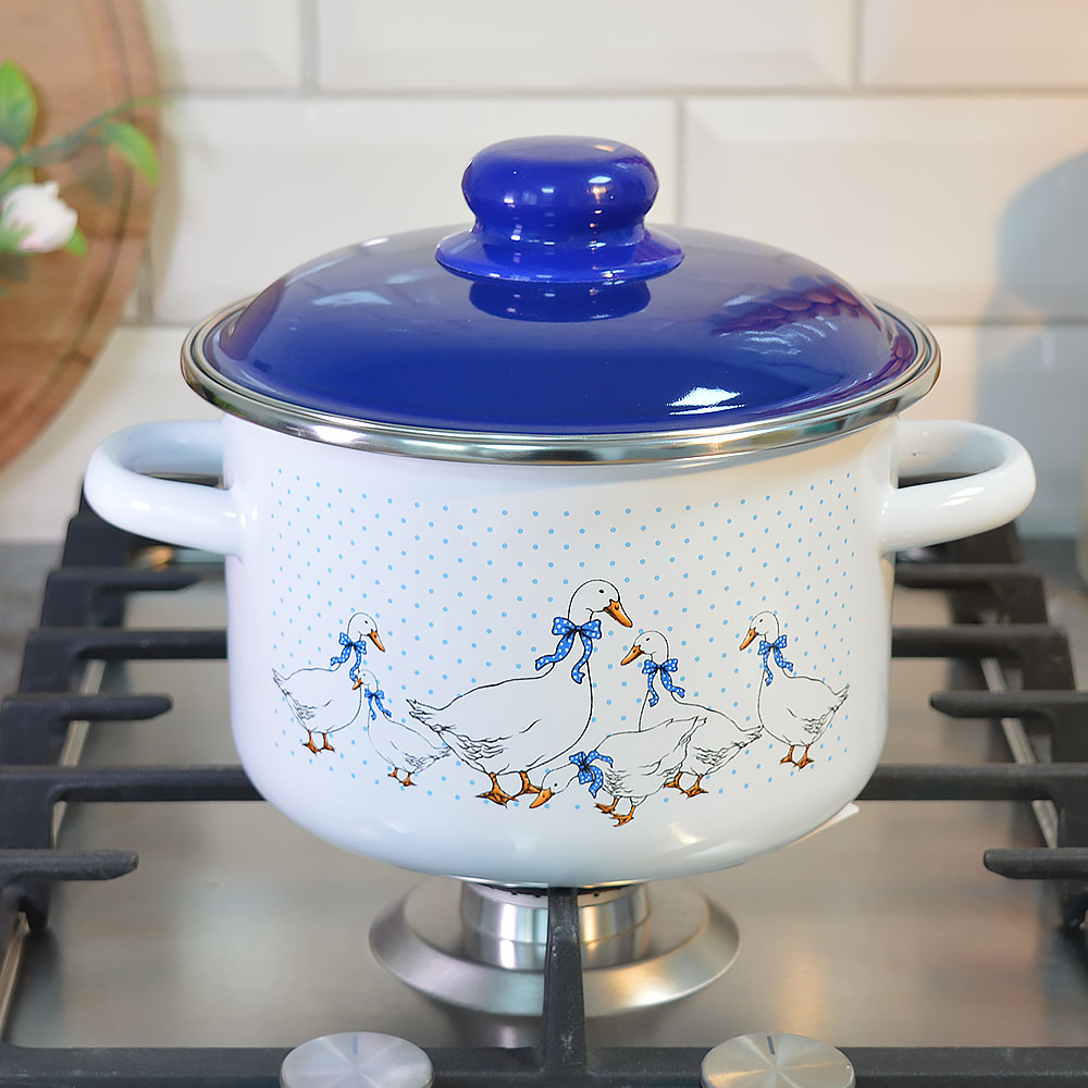 Кастрюля 2л "Гуси"