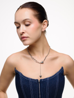 Колье "Double Love Reflection" Silver