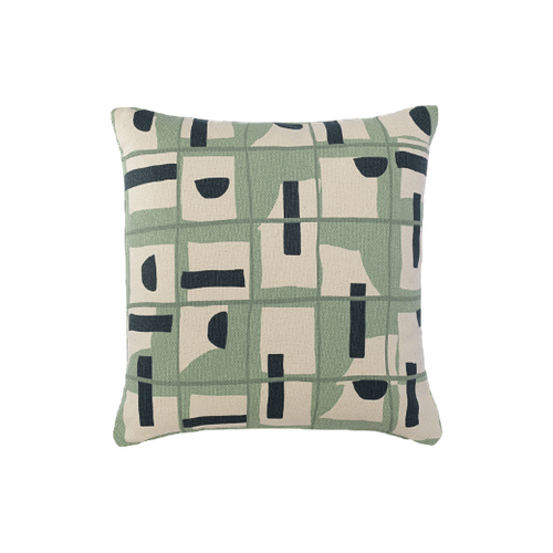 Декоративная подушка с геометрическим принтом, 45х45см