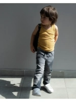 Оранжевая майка детская для мальчика в сад