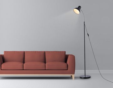 Светильник напольный с выключателем на проводе 1*E27 TR97656 BK черный Traditional Floor Ambrella