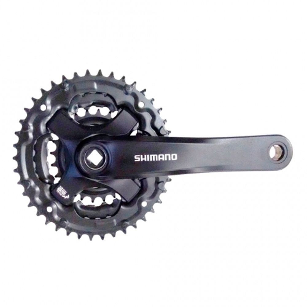 Система Shimano TY501, 175мм, Кв, 42/34/24, без защ, с болтами, черн, б/уп AFCTY501E244XLB