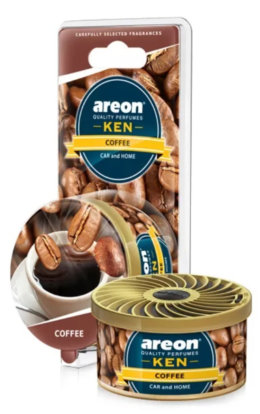 АРОМАТИЗАТОР Д/АВТО AREON KEN В АССОРТ-ТЕ