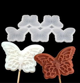Силиконовая форма для леденцов "Бабочки"