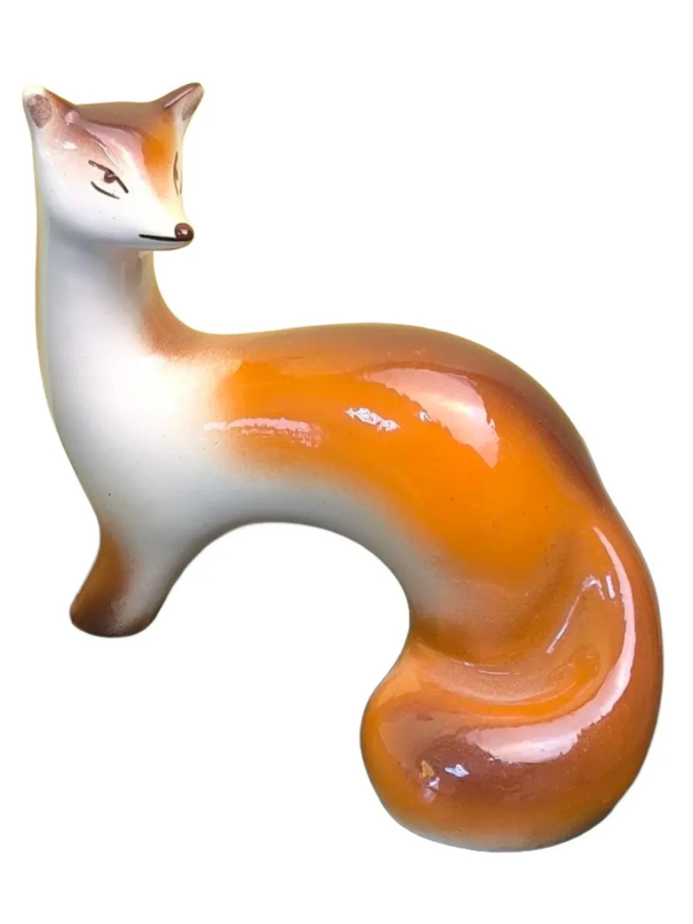 Фаянсовая статуэтка "Соболь" (ЗиК "Конаково")