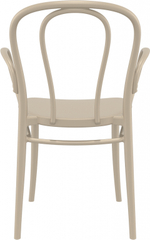 Кресло пластиковое Siesta Contract Victor XL, бежевый