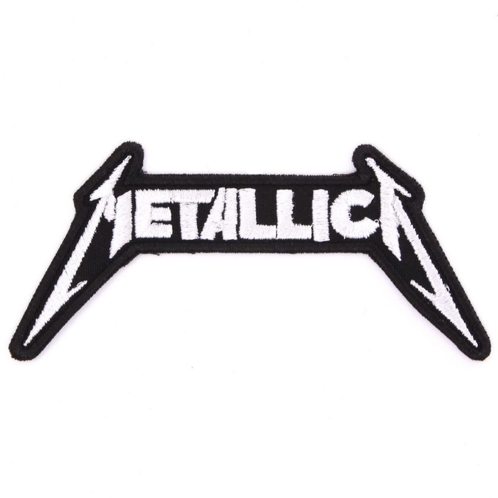 Нашивка Metallica (лого белое)
