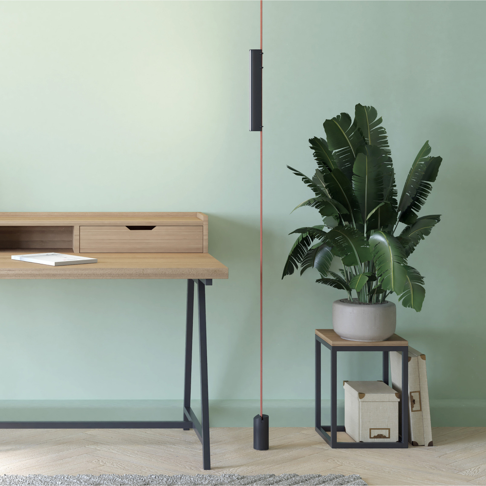 DK5574-BK Cветильник для трека-ремня Belty, серия Linear, со светодиодом, L323*W40*H45мм, 48V DC, 12W, RA90, 120°, 4000K, IP20, черный, алюминий