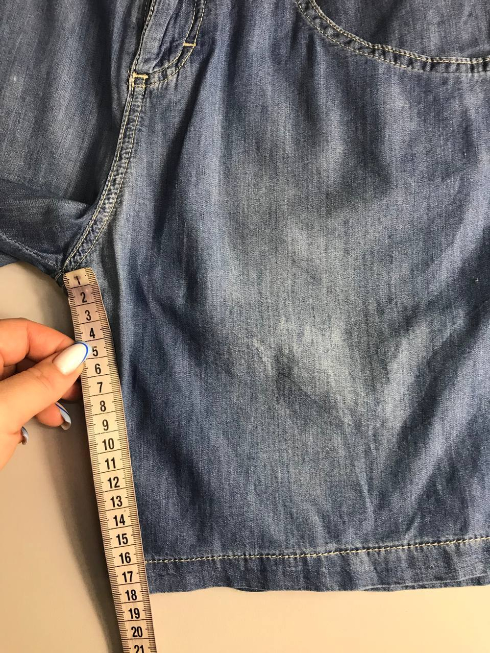 Шорты джинсовые, маркировка 40, визуально на 44/46 размер