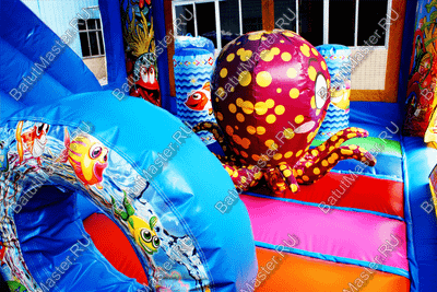 Коммерческий надувной батут "Немо" 8*7*6 м