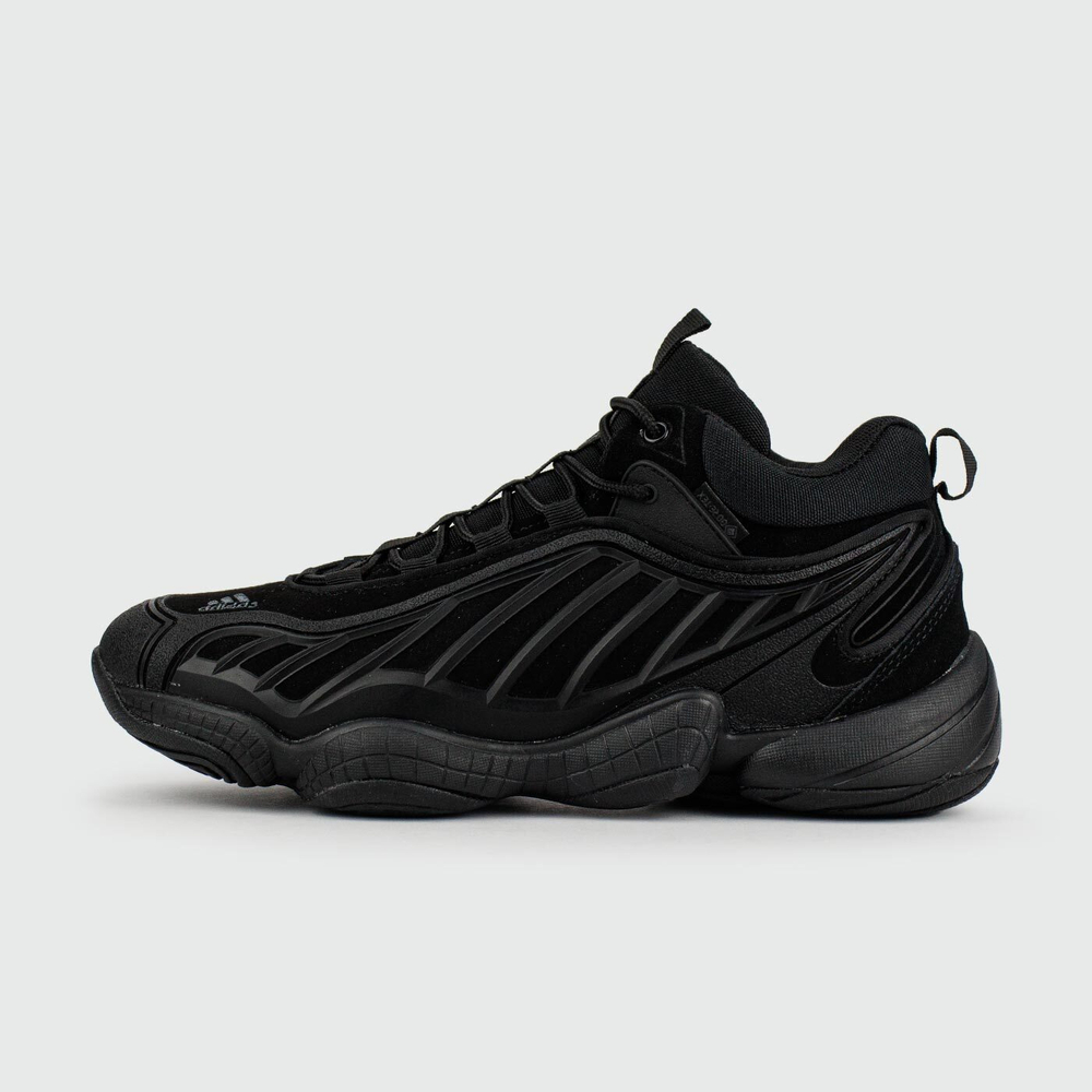 Кроссовки Packer x Adidas FYW Intimidation Black with Fur