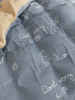 Пододеяльник поплин Сказка "Феликс/Феликс (компаньон)" 2-спальный на молнии 175x215 см