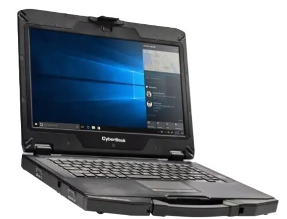 Ноутбук защищённый CyberBook S1134 14 ", Core i3, 4 Гб RAM, 128 Гб SSD, UHD Graphics, Черный