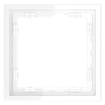Рамка пластиковая VOLTUM S70 на 1 пост, (белый глянцевый)